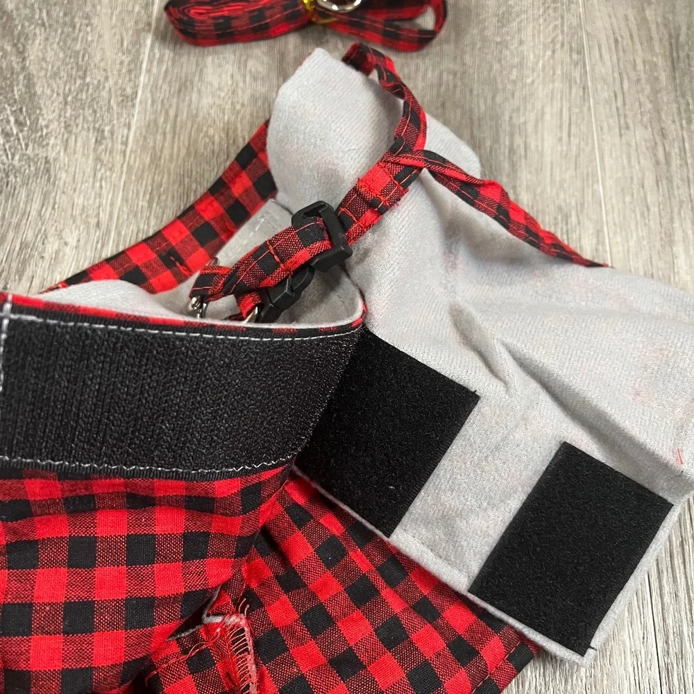 Adjustable Breathable Elegant British Style Jacket Cat Harness With Leash Collar